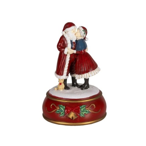 CARILLON BABBO MAMMA NATALE BACIO H.18.2